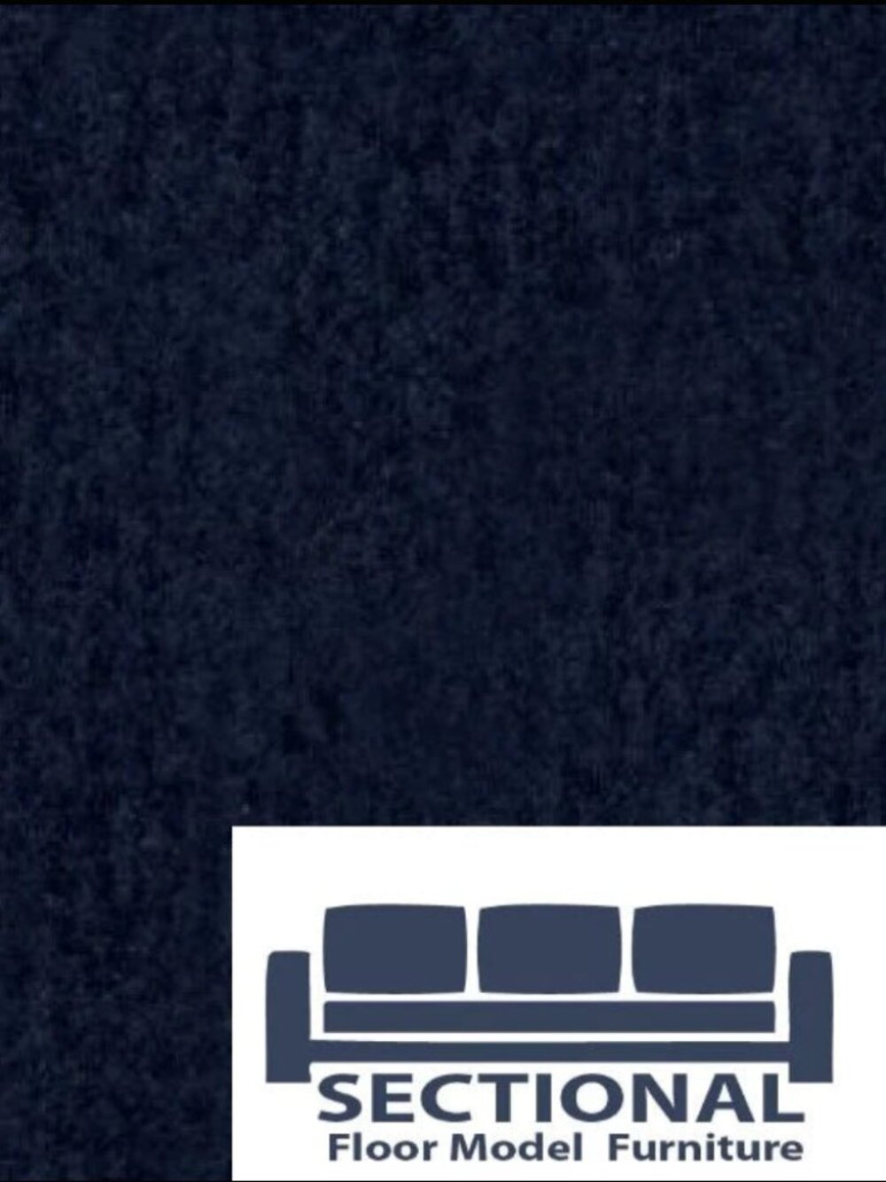 Lovesac Deep Back Pillow Cover: Midnight Navy Corded Velvet